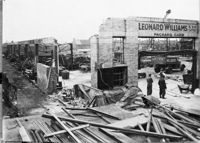 After_300 LeonardWilliamsPackardShowroomDestroyed