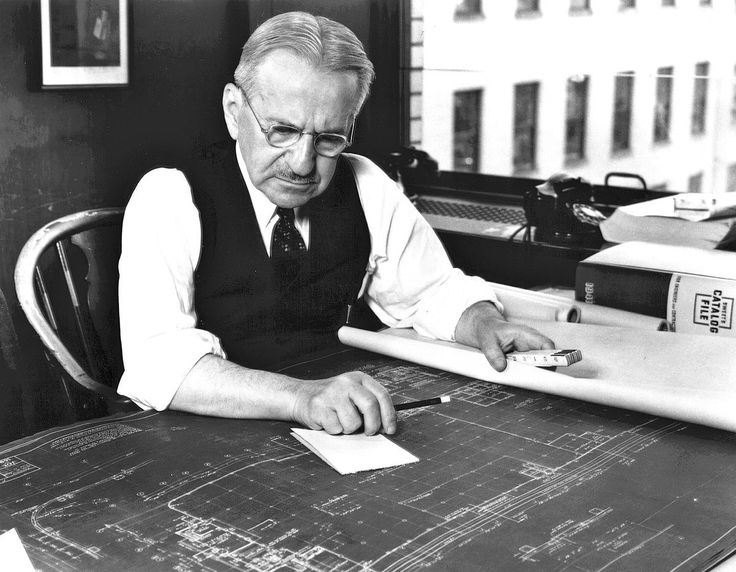 Detroit architect Albert Kahn portait